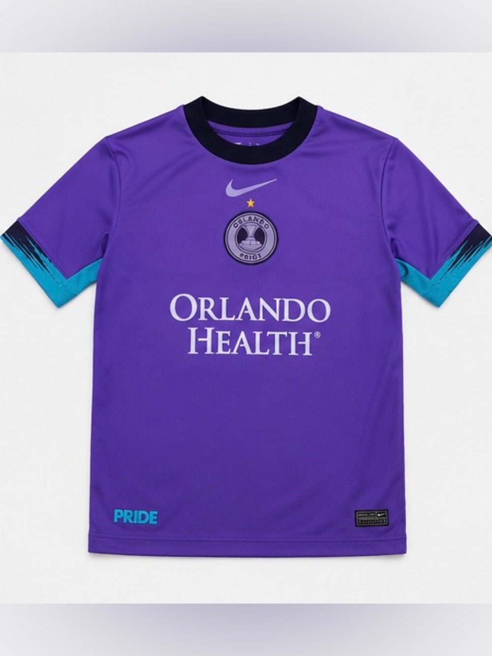 Orlando Pride Nike Youth Jersey Kids Large Purple NWSL Soccer Jersey
